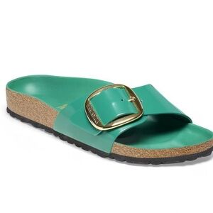 Madrid Big Buckle 
Birkenstock Green Sandals Comfortable Stylish Footwear